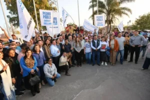 Gladys Medina acompaña la inauguración de nuevas obras en Famaillá